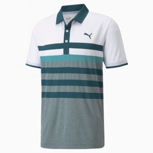 Polo Puma MATTR One Way Golf Blancos | 41260RHYJ
