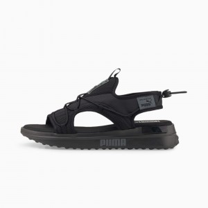 Sandalias Puma Surf Negros Azules | 14250ISBU