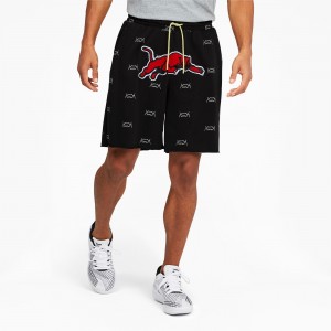 Short Puma Blue Chip Basketball Negros | 46029NHEZ