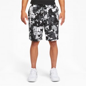 Short Puma Booster Basketball Negros | 63801ICGZ