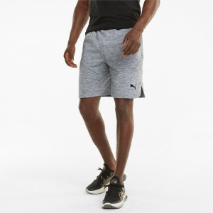 Short Puma CLOUDSPUN 8" Entrenamiento Medium Gray Heather | 74830ZDXE