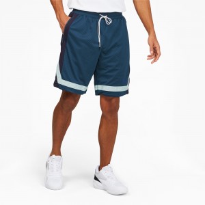 Short Puma Full Ride Basketball Azules | 75918AIGO