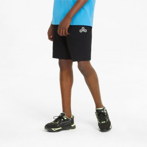 Short Puma PUMA x CLOUD9 Essentials Esports Sweat Negros | 68940IHTL