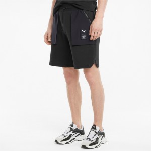 Short Puma PUMA x FIRST MILE Double Knit Cargo Negros | 18920PBYG