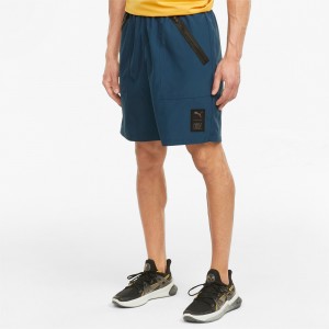 Short Puma PUMA x FIRST MILE Woven Entrenamiento Azules | 92415UFJL