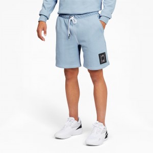 Short Puma Pivot Basketball Azules | 19685RFQX