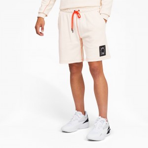 Short Puma Pivot Basketball Blancos | 96120JZGR