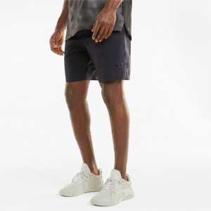 Short Puma Printed 8" Woven Entrenamiento Negros Negros | 01629HTRY