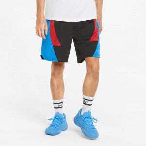 Short Puma Slashing Basketball Negros | 76105ODRA