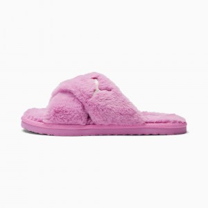 Slide Puma Fluff X Correa Blancos | 70243RTQU