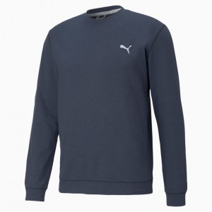 Sudadera Puma Cloudspun Crewneck Azul Marino | 29307HOGF