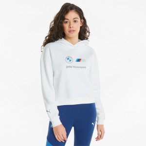 Sudadera con Capucha Puma BMW M Motorsport Essentials Logo Blancos | 28701FTOZ