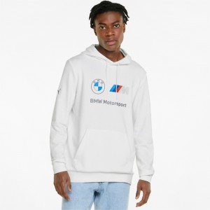 Sudadera con Capucha Puma BMW M Motorsport Essentials Entrenamiento Blancos | 68935MPVA