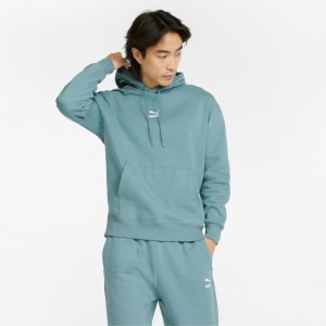 Sudadera con Capucha Puma Classics Relaxed Azules | 73091NXLY