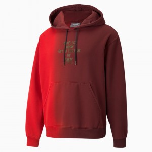 Sudadera con Capucha Puma First Pick Basketball Cordovan | 29703RAHE