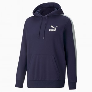 Sudadera con Capucha Puma Iconic T7 Peacoat | 05342QGBZ