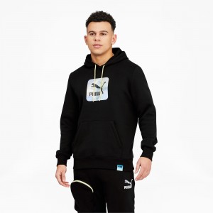 Sudadera con Capucha Puma Lightsense Negros | 84192EQUJ