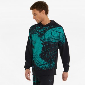 Sudadera con Capucha Puma Mercedes F1 Statement Negros | 54361QDOS