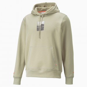 Sudadera con Capucha Puma PUMA x HELLY HANSEN Invierno Verdes | 83091CROE