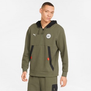 Sudadera con Capucha Puma Porsche Legacy Statement Verdes Oscuro | 97120ILXN