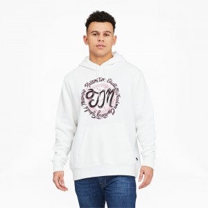 Sudadera con Capucha Puma Trayvon Martin Blancos | 85624UYGC