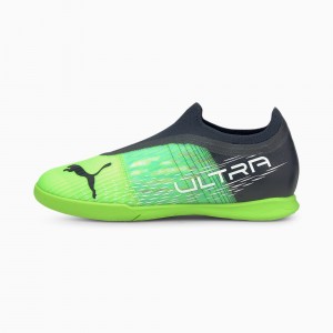 Tacos de Futbol Puma ULTRA 3.3. IT JR Verdes | 47258GRTI