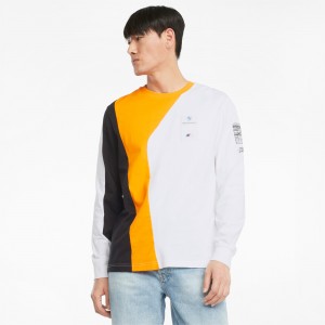 Tee Puma BMW M Motorsport Calle Long Sleeve Naranjas | 83109SQOC