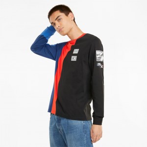 Tee Puma BMW M Motorsport Calle Long Sleeve Rojos | 35791MSEV