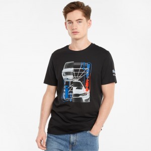 Tee Puma BMW M Motorsport Car Estampados Negros | 65179BDCP
