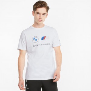 Tee Puma BMW M Motorsport Essentials Logo Blancos | 63820GHRN