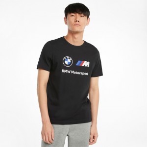 Tee Puma BMW M Motorsport Essentials Logo Negros | 12705XPTI