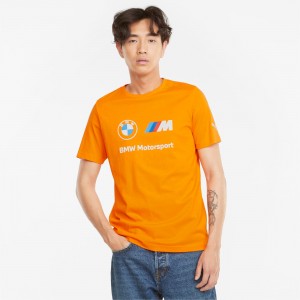 Tee Puma BMW M Motorsport Essentials Logo Naranjas | 37609PMNO