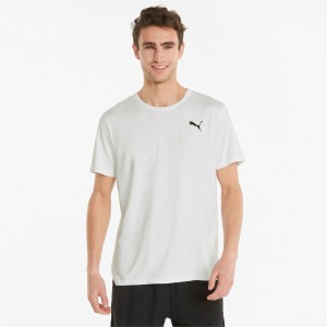 Tee Puma CLOUDSPUN Corta Sleeve Entrenamiento Blancos | 16527PKFM