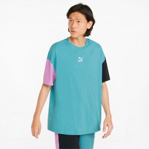 Tee Puma Classics Block Boxy Porcelain | 04861XKTN