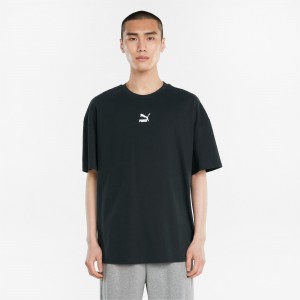 Tee Puma Classics Boxy Negros | 62514MZUB