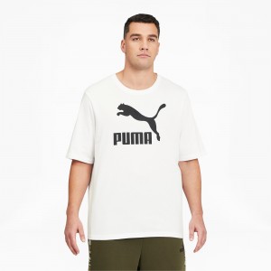 Tee Puma Classics Logo BT Blancos Negros | 41902OMCV