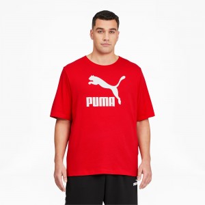 Tee Puma Classics Logo BT Rojos Blancos | 32461NQMU