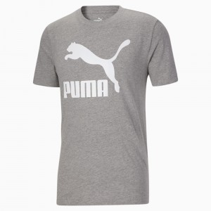 Tee Puma Classics Logo Blancos | 23546DVYW