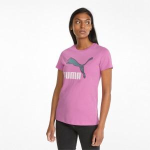 Tee Puma Classics Logo Interest Opera Mauve / SWXP | 57160BYCO