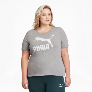 Tee Puma Classics Logo PL Azules Blancos | 75684PDXV