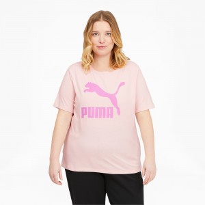Tee Puma Classics Logo PL Rosas | 93786JKGW