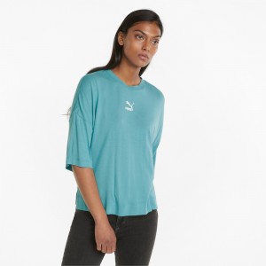 Tee Puma Classics Splitside Porcelain | 93164XKGZ