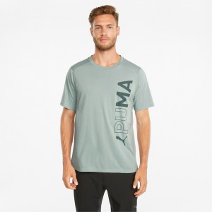 Tee Puma Corta Sleeve Entrenamiento Jadeite | 03468GUTN