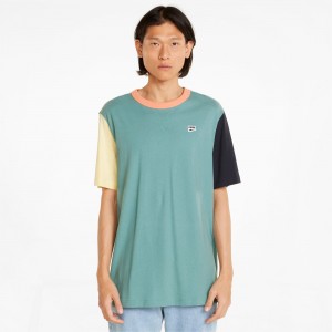 Tee Puma Downtown Azules | 65479ALHB