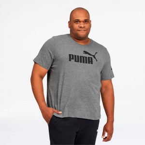Tee Puma Essentials Logo BT Medium Gray Heather | 51620CQUL