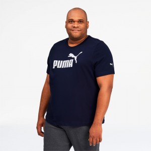 Tee Puma Essentials Logo BT Peacoat | 17238QJUF