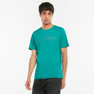 Tee Puma Mercedes F1 Logo Verdes | 15427KCYH