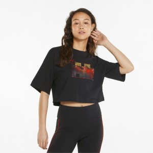 Tee Puma PUMA x BATMAN Estampados Negros | 20438KNET