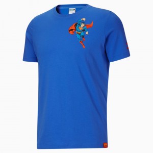 Tee Puma PUMA x DC Justice League Superman Azules | 45682JKYU