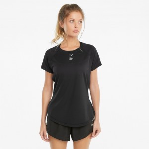 Tee Puma PUMA x FIRST MILE High Neck Entrenamiento Negros | 75412QJHT